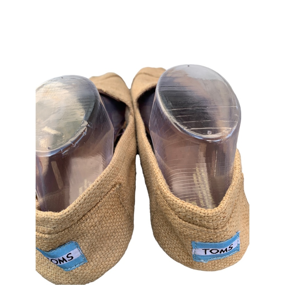 TOM'S Women's Slip On Shoe Tan Size 10 - Picture 5 of 9